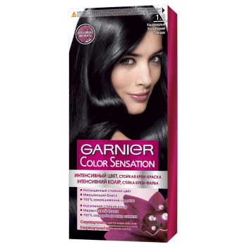 Краска для волос Garnier Color Sensation 1.0 Ультра черный 110 мл (3600541135765)