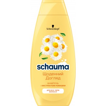 Шампунь для волос Schauma Ежедневный уход с экстрактом Ромашки 400 мл (9000101627428)