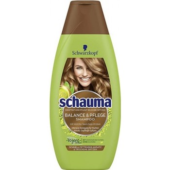 Шампунь для волос Schauma Balance & Pflege 400 мл (4015100306637)