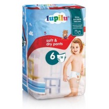 Подгузники-трусики Lupilu Soft&Dry 6 (15кг+) 18 шт (4056489352341)