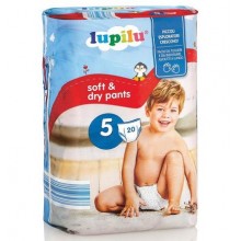 Подгузники-трусики Lupilu Soft&Dry 5 (13-20г) 20 шт (4056489376378)