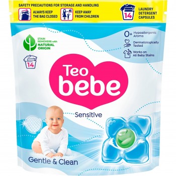 Капсули для прання Teo bebe Cotton Soft caps Sensitive 14 шт (ціна за 1 шт) (3800024045783) 