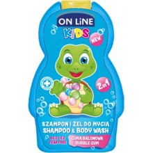 Шампунь для дітей On Line Bubble gum 250 мл (5903116734102)