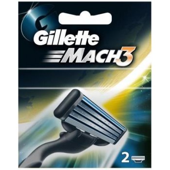 Сменные кассеты для бритья Gillette Mach 3 (2 шт)