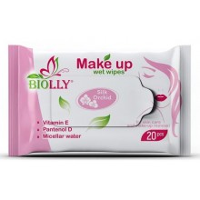 Влажные салфетки для снятия макияжа Biolly Make Up 20 шт (4820207590540)