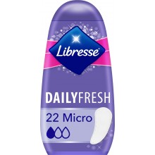 Щоденні гігієнічні прокладки Libresse Daily Fresh Micro 22 шт (7310791287461)