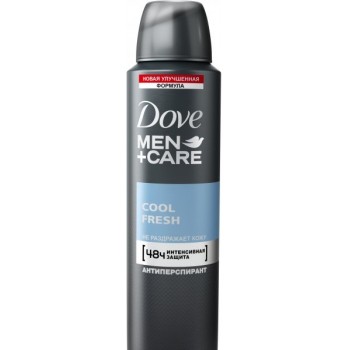 Антиперспирант-аэрозоль мужской Dove Прохладная свежесть 150 мл (8714100701799)