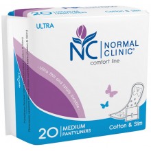 Ежедневные прокладки NORMAL clinic Comfort Ultra Cotton&Slim medium 20 шт (3800213309917)