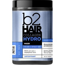 Крем-маска В2 Hair Collagen Hydro для сухого та пошкодженого волосся 1000 мл (4820229610547)