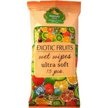 Вологі серветки Handy Exotic Fruits 15 шт (4820237500052)