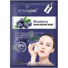 Тканинна маска для обличчя Sersanlove Blueberry 25 г (6947935830149)