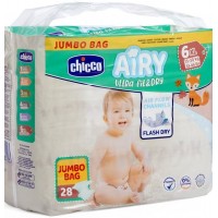 Подгузники Chicco Airy Ultra Fit & Dry 6 (15-30 кг) 28 шт (8058664154685)