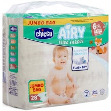 Подгузники Chicco Airy Ultra Fit & Dry 6 (15-30 кг) 28 шт (8058664154685)