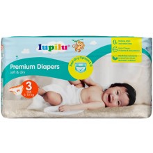 Подгузники Lupilu Premium Soft&Dry 3 (6-10 кг) 56 шт (4056489352778)
