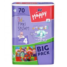 Подгузники детские Happy Maxi (4) от 8-18 кг 70шт.