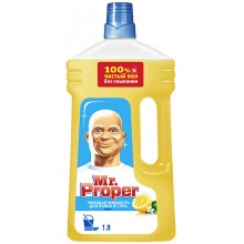 Жидкое моющее средство для пола и стен Mr. Proper Лимон 1000 мл (4084500644762)