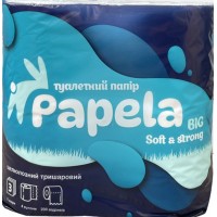 Туалетний папір Papela Big 3 шари 4 рулони (4820270940013)