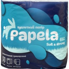 Туалетний папір Papela Big 3 шари 4 рулони (4820270940013)