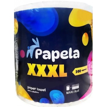 Паперовий рушник Papela XXXL 2 шари 500 відривів (4820270940099)