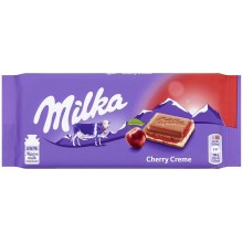 Шоколад молочний Milka Cherry Creme 100 г (7622201098544)