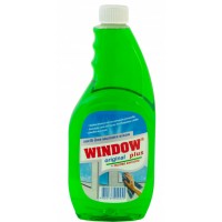Средство для мытья Window Plus запаска 500 мл зеленая (4820167000455)