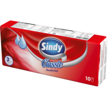 Носовые платки Sindy Classic 3-х слойные 10 шт (5998648701180)