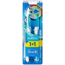 Набор зубных щеток Oral-B 1+1 Комплекс Пятисторонняя Чистка средней жесткости (3014260022525)