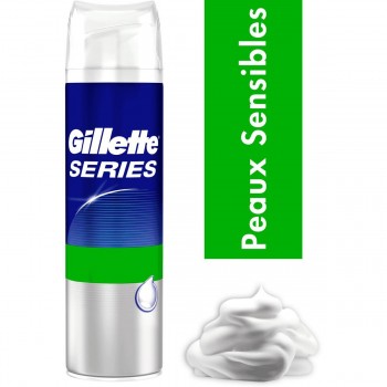 Пена для бритья Gillette Series Sensitiv Aloe 250 мл (3014260214678)