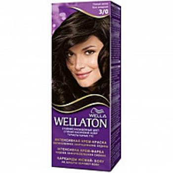 Краска для волос Wellaton 3-0 темный шатен (4056800965922)