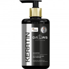 Шампунь для волосся Dallas з Кератином та екстрактом Молочного протеїну з дозатором 970 мл (4262396141484)