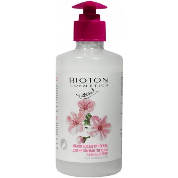 Мило для інтимної гігієни Bioton Cosmetics Nature Чайне дерево 300 мл (4823097600665)