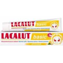 Зубна паста Lacalut Basic Цитрус 75 мл (4016369696576)