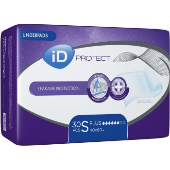 Пеленки iD Protect Plus 40 x 60 см 30 шт (5411416047988)