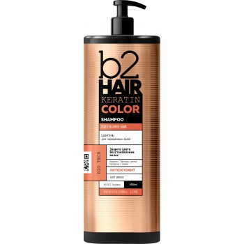 Шампунь В2 Hair Keratin Color для фарбованого волосся 1000 мл (4820229610509)
