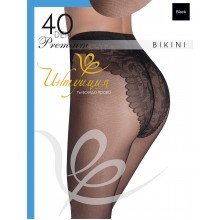 Колготи Інтуіція  Premium Bikini 40 Den p. 2 Чорний 