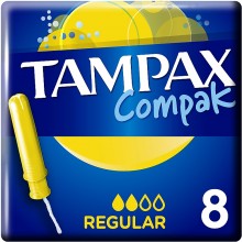 Тампоны Tampax Compak Regular Single c аппликатором 8 шт  (4015400219446)