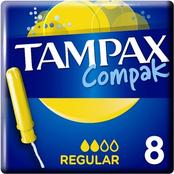 Тампони Tampax Compak Regular Single з аплікатором 8 шт (4015400219446)