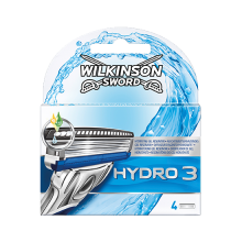 Змінні касети для гоління Wilkinson Sword ( Schick) HYDRO 3 - 4 шт. 