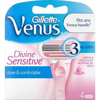 Сменные картриджи для бритья Venus Divine 4 шт (цена за 1шт) (3014260307509)