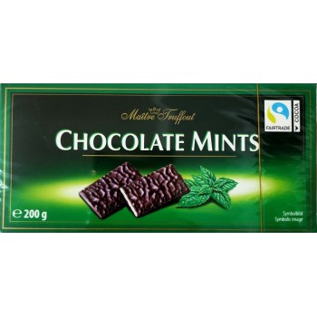 Цукерки Maitre Truffout Chocolate Mints 200 г (9002859044694)