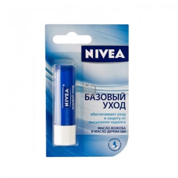 Бальзам для губ Nivea 4,8 г базовий догляд (4005808369553)