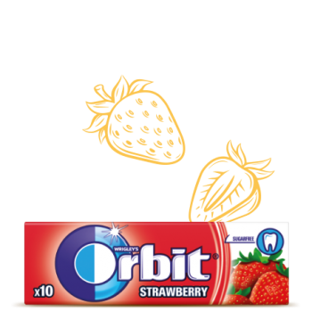 Жеватательная резинка Orbit Strawberry (42070351)