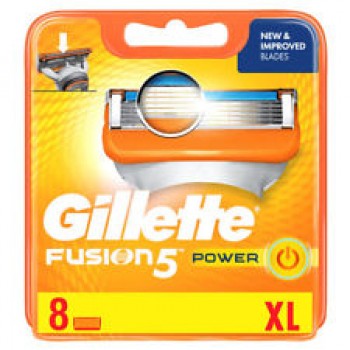 Змінні картриджі для гоління Gillette Fusion Power 8 шт (7702018852529)