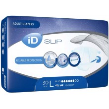 Подгузники для взрослых iD Slip Plus Large 115-155 см 30 шт (5411416048190)