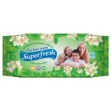 Влажные салфетки Superfresh для всей семьи 60 шт (4823071611885)