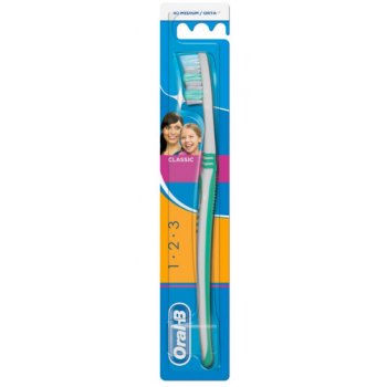 Зубна щітка Oral-B 1.2.3 Classic (3014260275921)