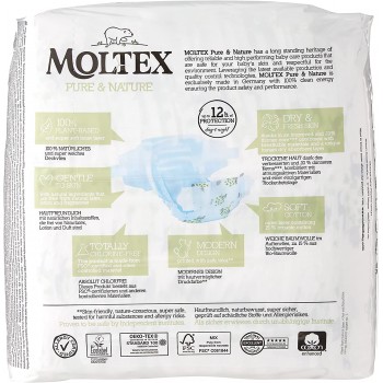 Підгузки Moltex Pure & Nature 4 (7-18кг) 29 шт (4018639010068)
