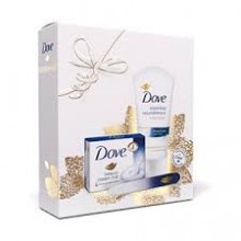 Подарочный набор Dove Особый уход за кожей рук. Крем-мыло Dove красота и уход 135 г + крем для рук Dove основной уход 75 мл.