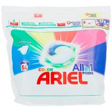 Гелевые капсулы для стирки Ariel All in One Pods Color 54 шт (цена за 1 шт) (8006540115671)