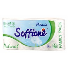 Туалетная бумага Soffione Natural  3 слоя 16 рулонов (4820003833902) 